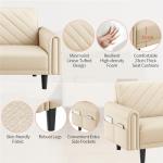 Yaheetech Modern 3-Seater Click-Clack Sofa Couch