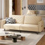 Yaheetech Modern 3-Seater Click-Clack Sofa Couch