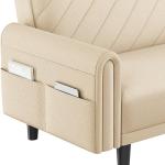 Yaheetech Modern 3-Seater Click-Clack Sofa Couch