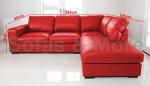 Westpoint Right-Hand Corner Faux Leather Sofa