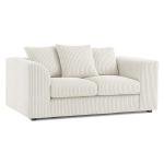 Luxor Soft Jumbo Cord Sofa Set - Cream