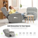 YONISEE Elderly Recliner Chair with Massage & Heat