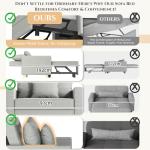 YODOLLA 3-in-1 Convertible Sleeper Chair Bed