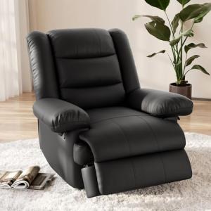 Hamlody Adjustable Recliner Armchair in Black