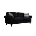 Retro Design 2-Seater Sofa with Cushions