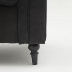 Retro Design 2-Seater Sofa with Cushions