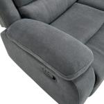 Boston Fabric Recliner Sofa and Armchair Set