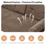 Panana Modern 3 Seater Convertible Sofa Bed