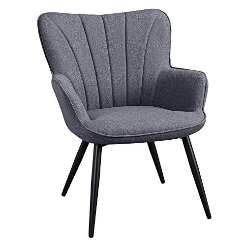 Yaheetech Modern Grey Tub Chair for Living Room