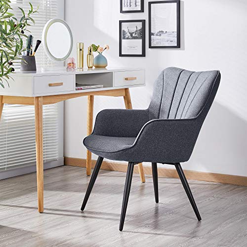 Yaheetech Modern Grey Tub Chair for Living Room