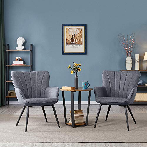 Yaheetech Modern Grey Tub Chair for Living Room