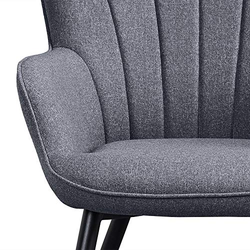 Yaheetech Modern Grey Tub Chair for Living Room