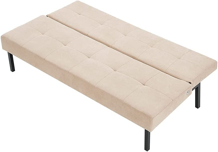 Panana 3-Seater Click Clack Fabric Sofa Bed