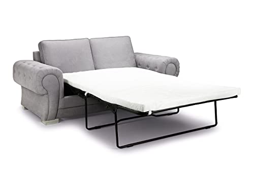 Honeypot Grey 3-Seater Scatterback Sofa Bed