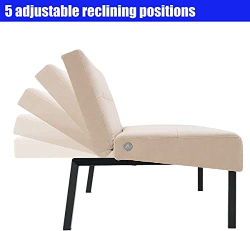 Panana 3-Seater Click Clack Fabric Sofa Bed