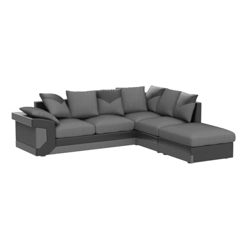 Large Dino Corner Sofa in Jumbo Cord Colors