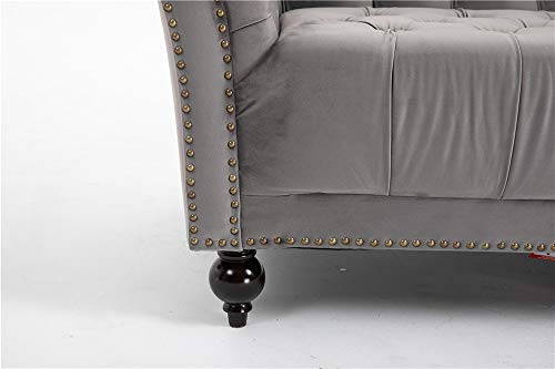 Handmade Chesterfield Velvet Sofa - 1.5, 2, 3 Seater