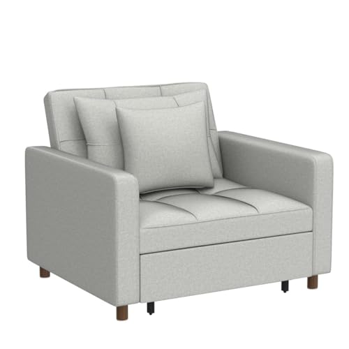 YODOLLA 3-in-1 Convertible Sleeper Chair Bed