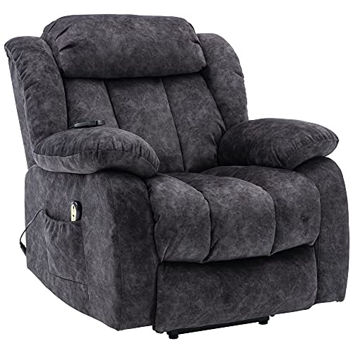 BTM Power Massage Lift Recliner Chair - Gray
