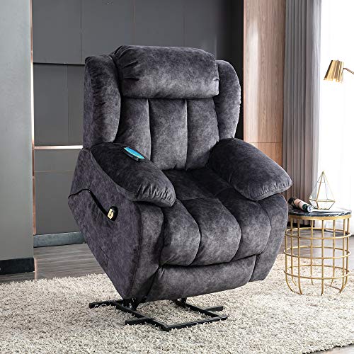 BTM Power Massage Lift Recliner Chair - Gray