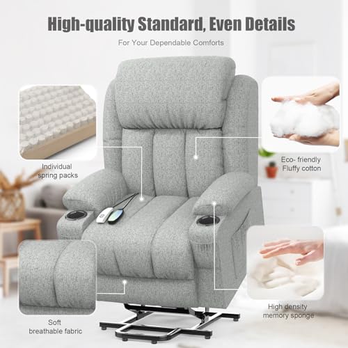 YONISEE Massage Recliner Chair with USB and Storage
