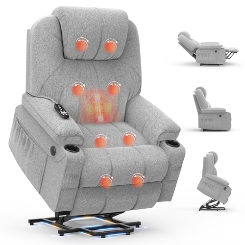 Recliner Lift Chair with Massage and USB Ports
