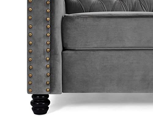 Chesterfield Velvet Sofa in Multiple Colors