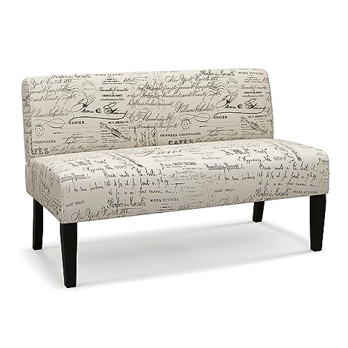 COSTWAY 2-Seater Fabric Loveseat Couch