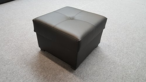 Westpoint Venice Black Faux Leather Corner Sofa