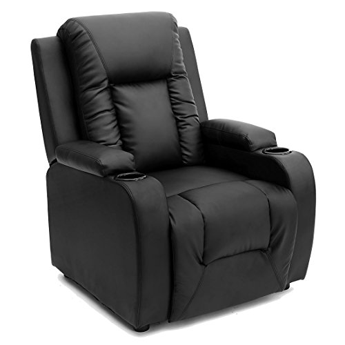 OSCAR Bonded Leather Pushback Recliner Chair
