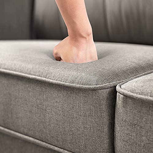 Zinus Sayan Mid-Century Loveseat with USB Ports