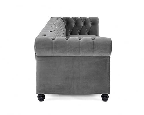 Chesterfield Velvet Sofa in Multiple Colors
