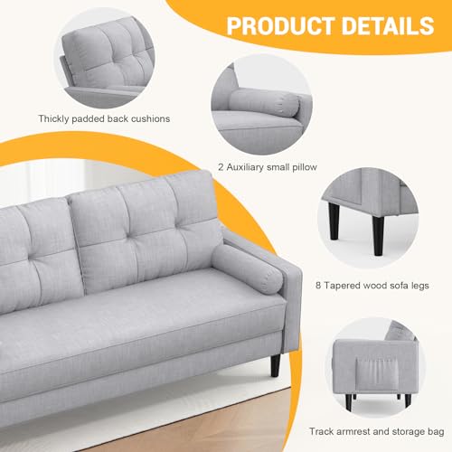 Aotumm Ciort Modern 2-Seater Sofa Couch