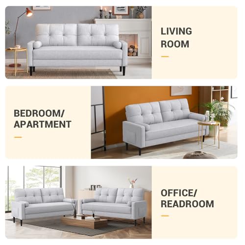 Aotumm Ciort Modern 2-Seater Sofa Couch