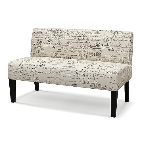 COSTWAY 2-Seater Fabric Loveseat Couch