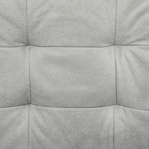 Modern 2-Seater Light Grey Sofa with Storage