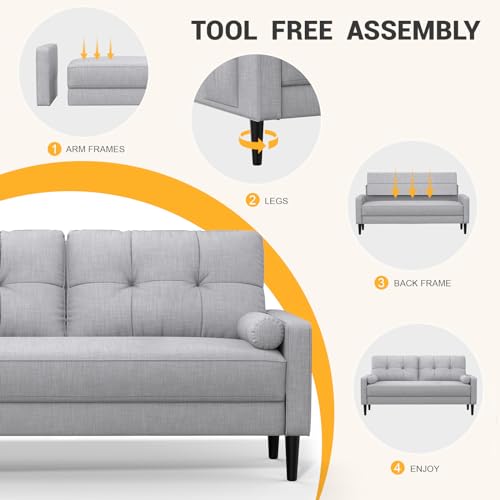 Aotumm Ciort Modern 2-Seater Sofa Couch