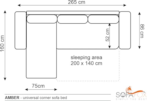 L-Shaped White PU Leather Corner Sofa Bed