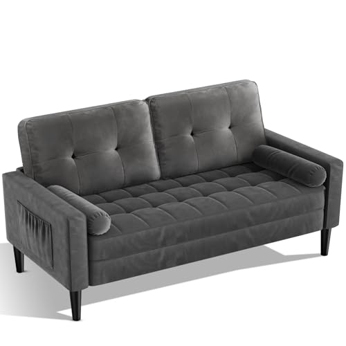Aotumm Ciort Mid-Century 2-Seater Loveseat Sofa