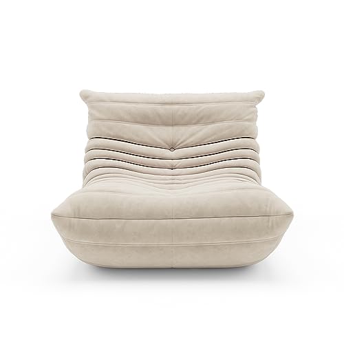 Togo Fireside Soft Suede Lounge Chair