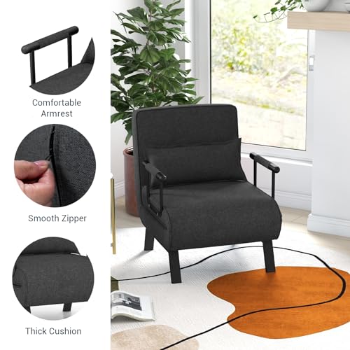 Multigot Convertible Sofa Bed with Adjustable Backrest