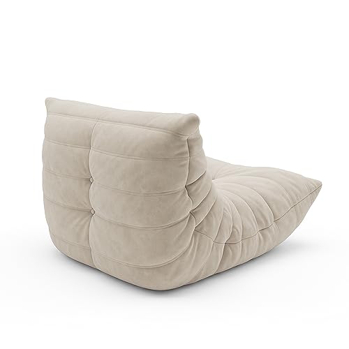 Togo Fireside Soft Suede Lounge Chair