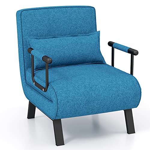 4-in-1 Convertible Sofa Bed with Adjustable Backrest