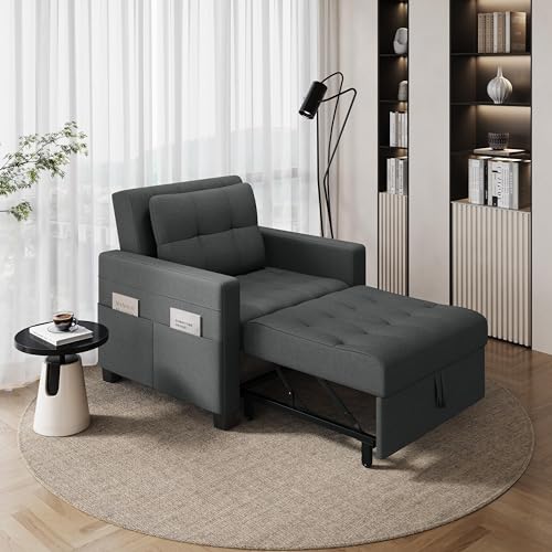 Convertible Sleeper Sofa Chair for Small Spaces