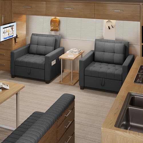 Convertible Sleeper Sofa Chair for Small Spaces