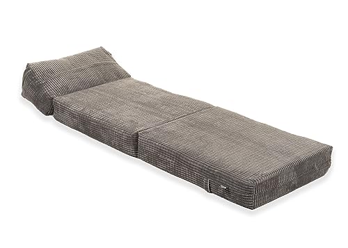 Gilda Jazz Corduroy Chair Bed Futon - Grey