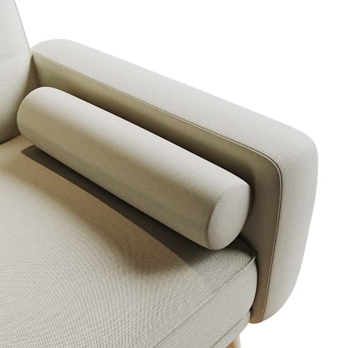 Elegant 3-Seater Sofa Bed with Detachable Armrests