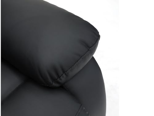 Sorrento Black Faux Leather Recliner Sofa Set