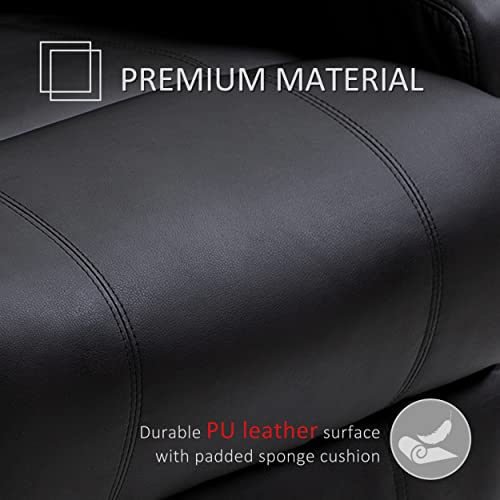 Blisswood Electric Massage Leather Recliner Armchair