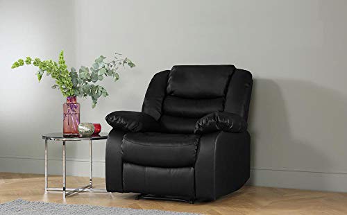 DProT Leather Recliner Sofa Suite - Adjustable Comfort